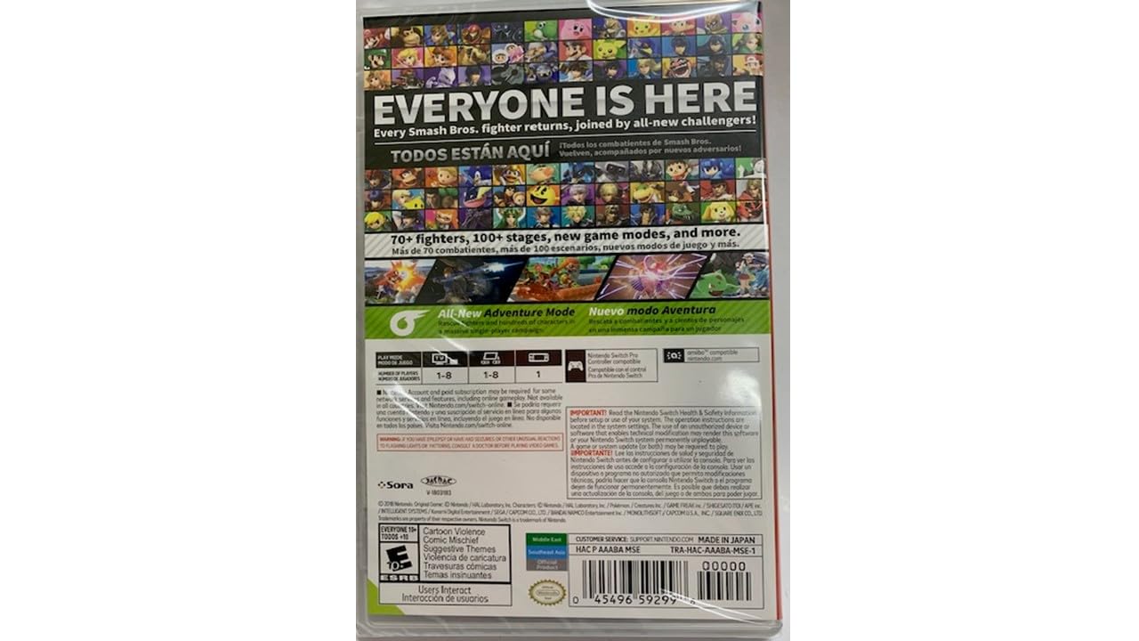 Super Smash Bros. Ultimate - Nintendo Switch W47208