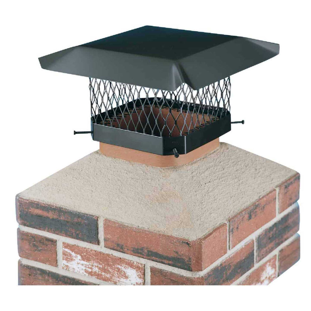 Black Steel Chimney Cap Y66467