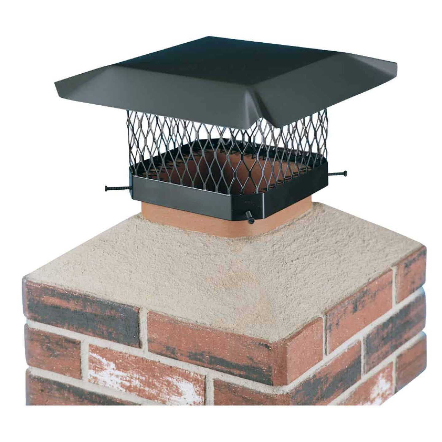 Black Steel Chimney Cap Y66467