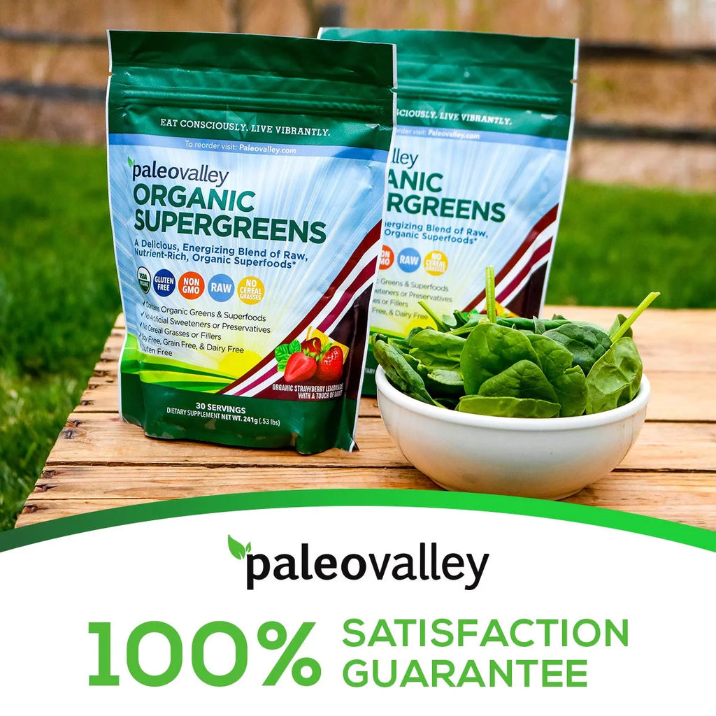 Organic Supergreens Raw Green Superfood Powder 30 Servings P552921