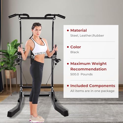 Adjustable Height Pull Up Bar Dip Station V661235