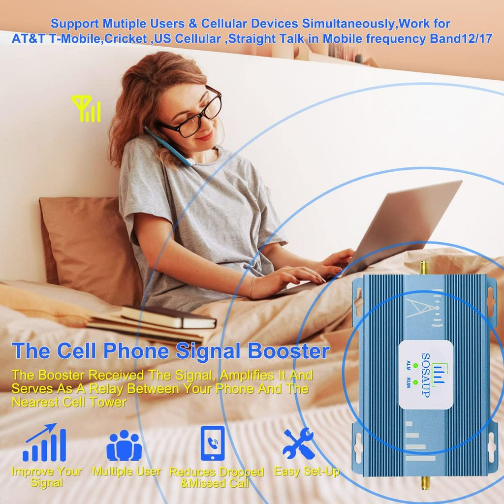 Cell Phone Signal Booster 4G LTE 5G T4565