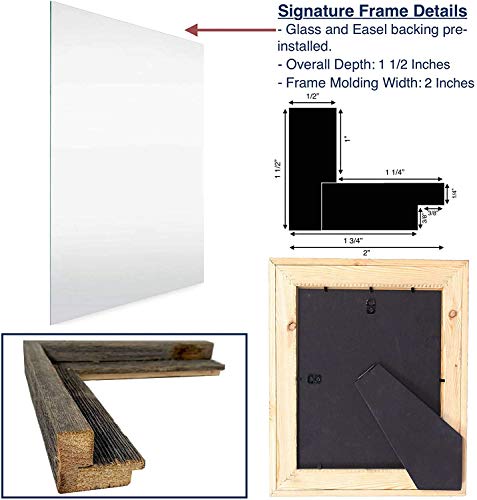 Natural Weathered Gray 16x20 Picture Frame R149