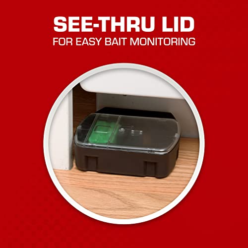 Mouse Killer Refillable Station with 4 Poison Block Refills P796614