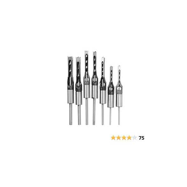 Woodworking Square Hole Mortising Chisel Drill Bits Set B89724
