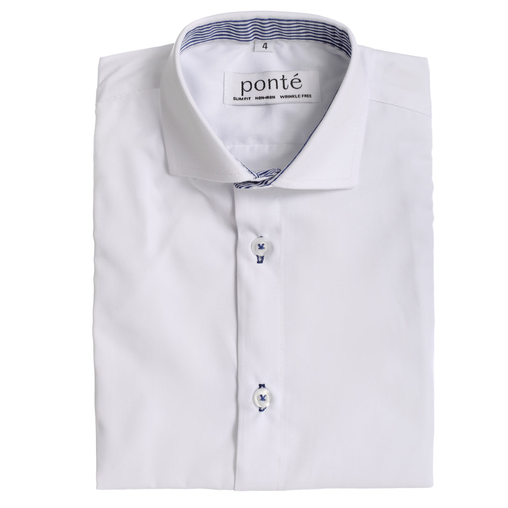 Ponte Kids Short Sleeve Shirt - Gingham
