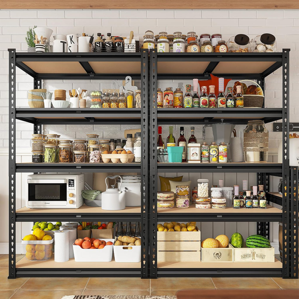 5 Tier Adjustable Metal Shelving J762027