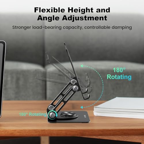 Adjustable Aluminum Tablet Stand White P7742