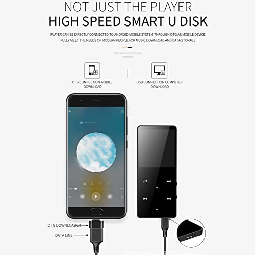 Black MP3 Player with Bluetooth 1.8 inch B2210