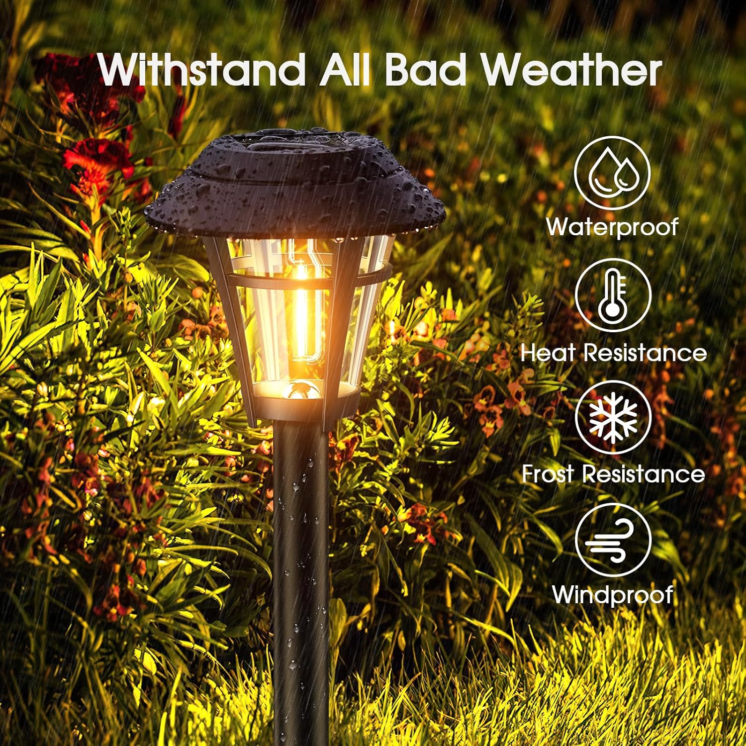 10 Pack Solar Pathway Lights U499