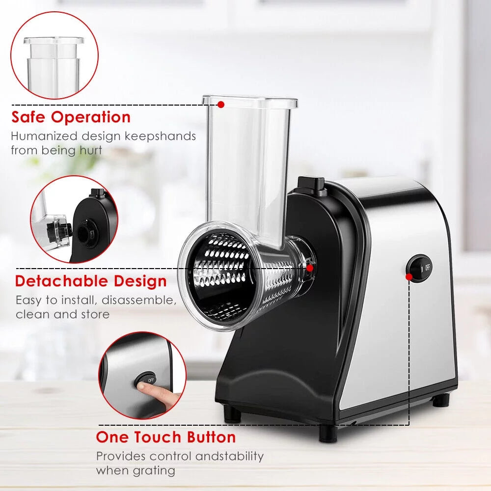 Electric Cheese Grater, Electric Slicer Shredder, Chopper E98786