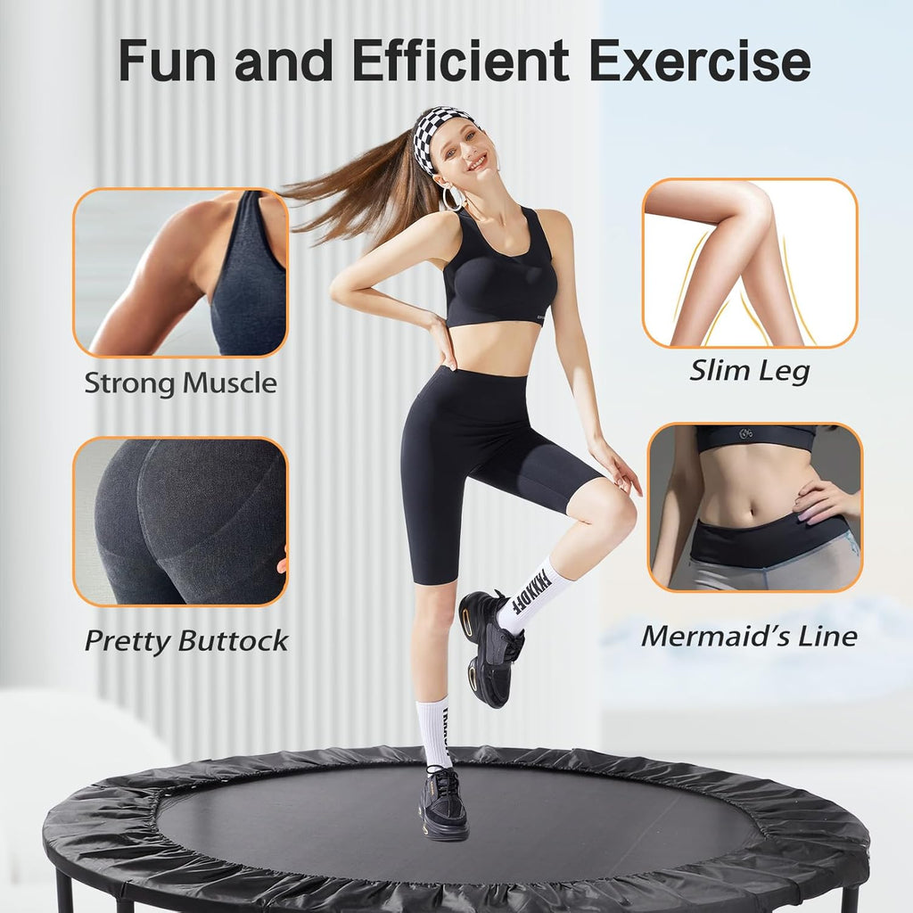 40/50" Foldable Mini Exercise Trampoline R6080