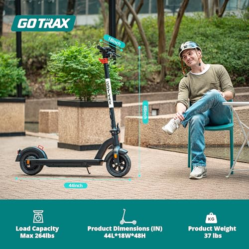 Electric Scooter with 500-650W Motor, 10"/11" Tires, 25-45 Miles Range, 20-38MPH Top Speed, Foldable D624