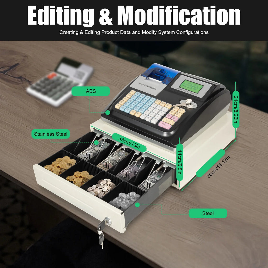 48 Keys Electronic Cash Register X195