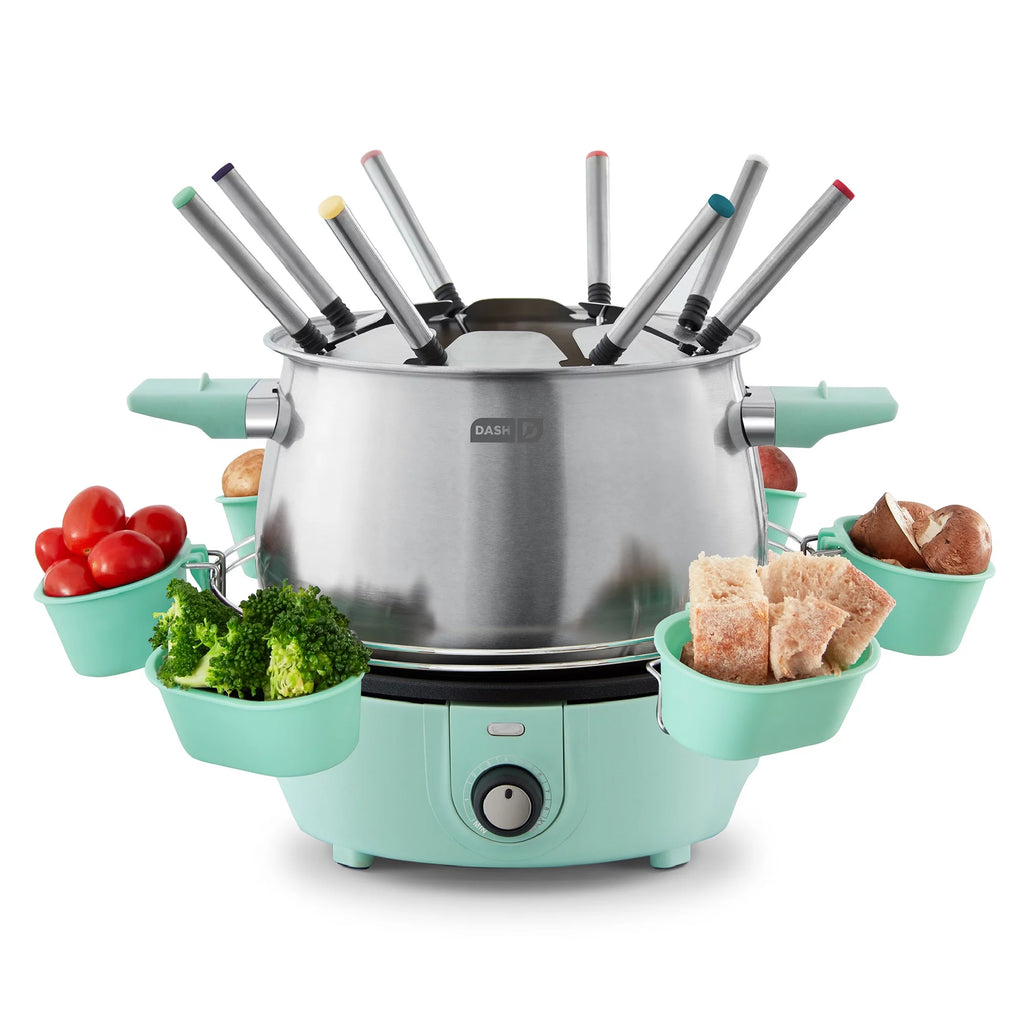 Stainless Steel 3-Quart Non-Stick Fondue Maker X1216