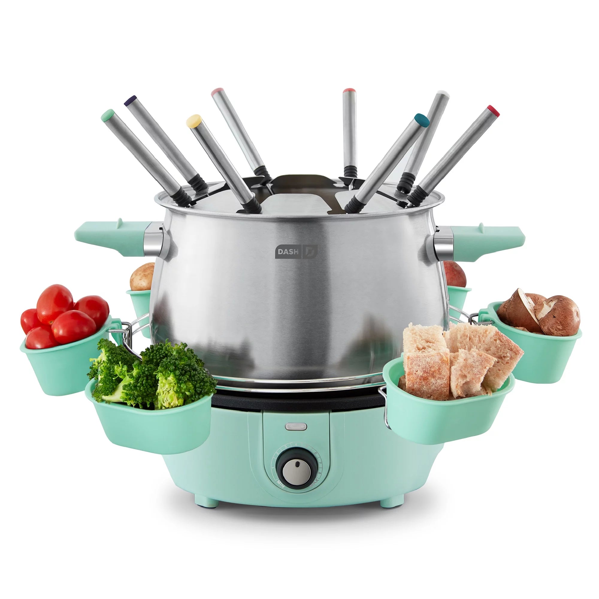 Stainless Steel 3-Quart Non-Stick Fondue Maker X1216