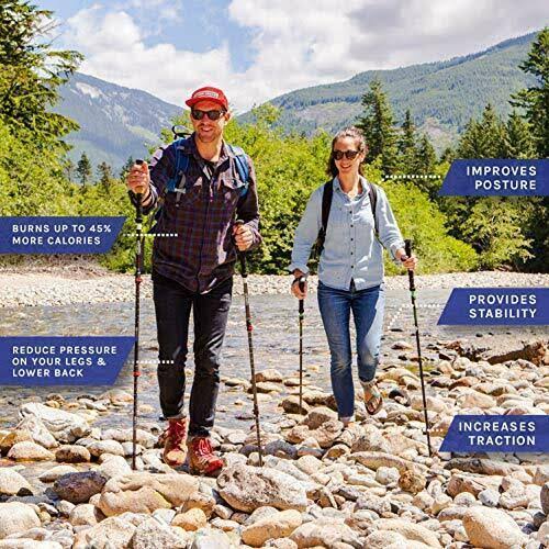 Ultralight Carbon Fiber Hiking Trekking Poles G58908
