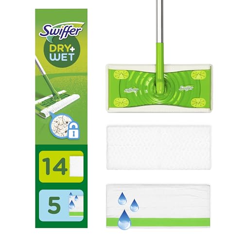 20 Piece Dry and Wet Mop Starter Kit with 19 Refills M416441