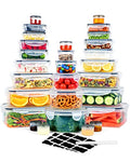 32 Piece Plastic Food Storage Container with Lids P410