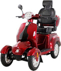 Red Heavy Duty Four Wheel Electric Mobility Scooter J6506