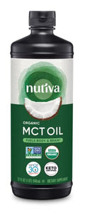 Organic MCT Oil, Unflavored, 32 Oz, 14g MCT per Serving U279308