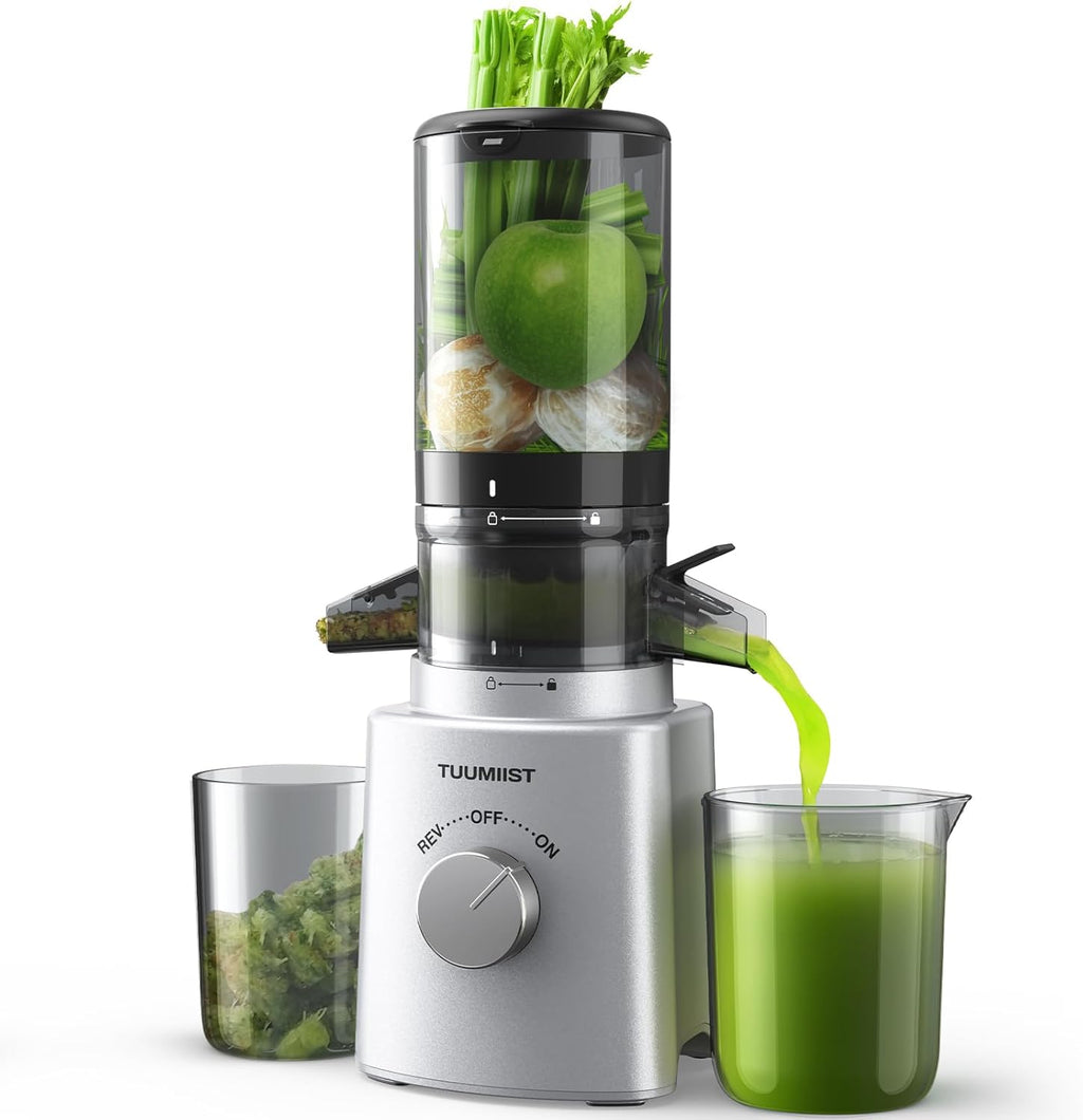 Cold Press Masticating Juicer with Large Feed Chute H10086