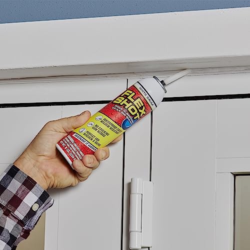 White 8-oz Rubber Adhesive Sealant Caulk A94693