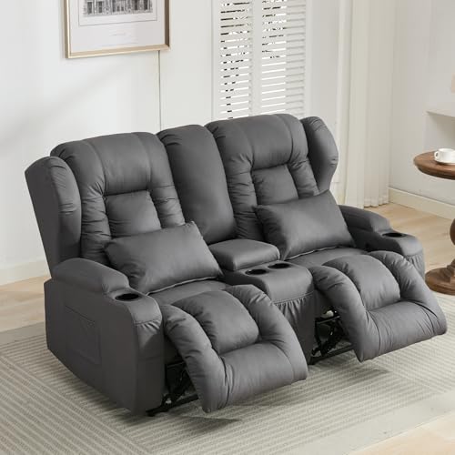 Beige RV Loveseat Recliner Sofa S871964
