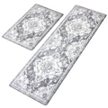 Anti Fatigue Kitchen Mats 2 Piece Set Blue Gray Waterproof Non-Skid C876104