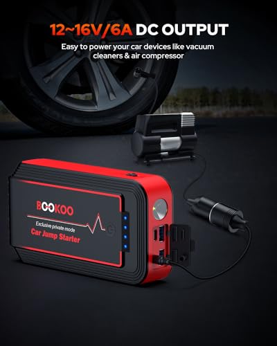3000A Portable 12V Jump Starter with Power Bank O752