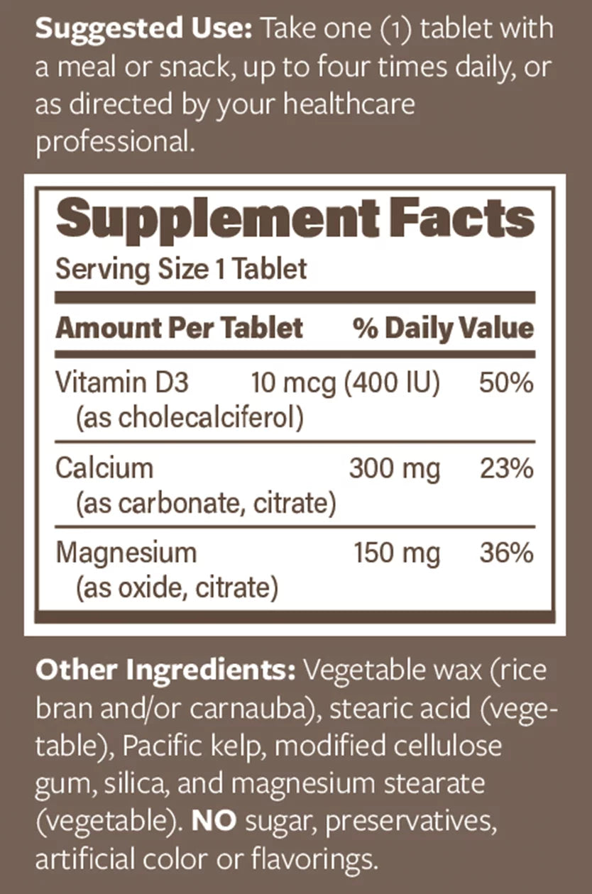 300 Tablets Calcium Magnesium Supplement Q8682