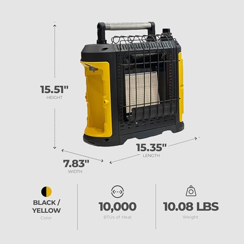 Compact Portable Propane Radiant Heater B916837