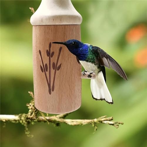 Natural Wooden Hummingbird House U174