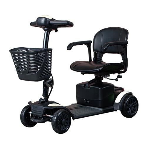 Compact Travel Power Scooter, 4 Wheel H93258