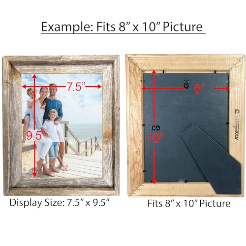 Natural Weathered Gray 16x20 Picture Frame R149