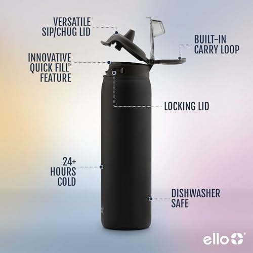 Stainless Steel Water Bottle, 22oz N903992