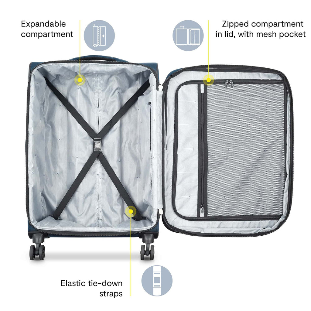 28" Green Softside Spinner Luggage W3030