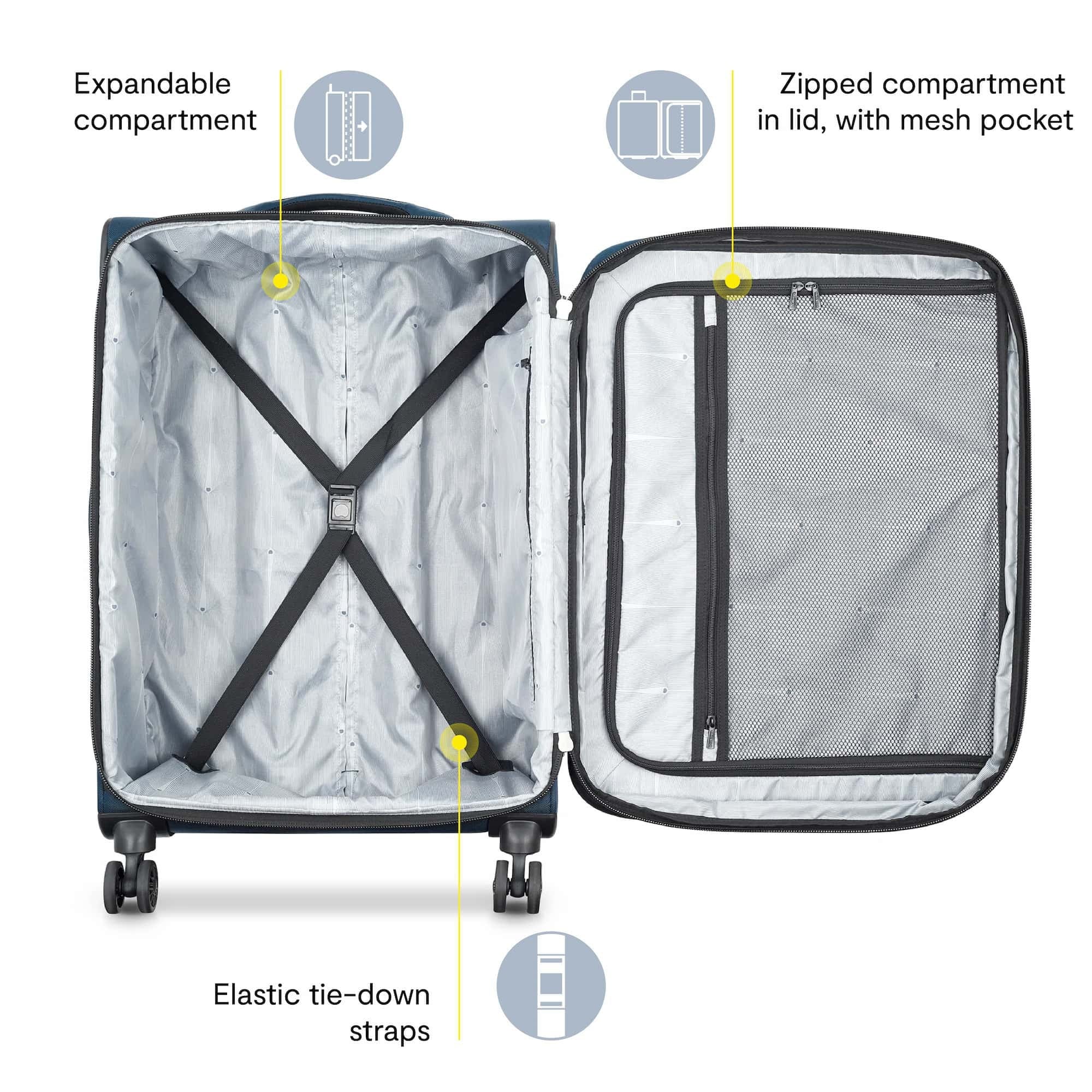 28" Green Softside Spinner Luggage W3030
