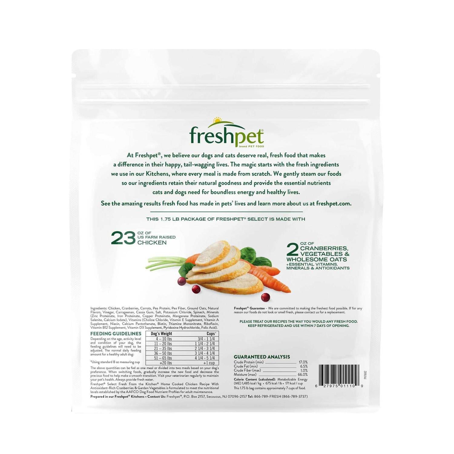 Fresh from the Kitchen Select Home Cooked Chicken Recipe Dog Food E58820