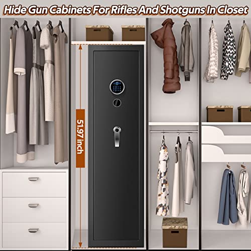 7-8 Rifle Gun Safe Fire Resistant with Removable Shelf A859952