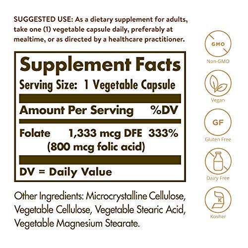 250 Tablets Folate Dietary Supplement K235274