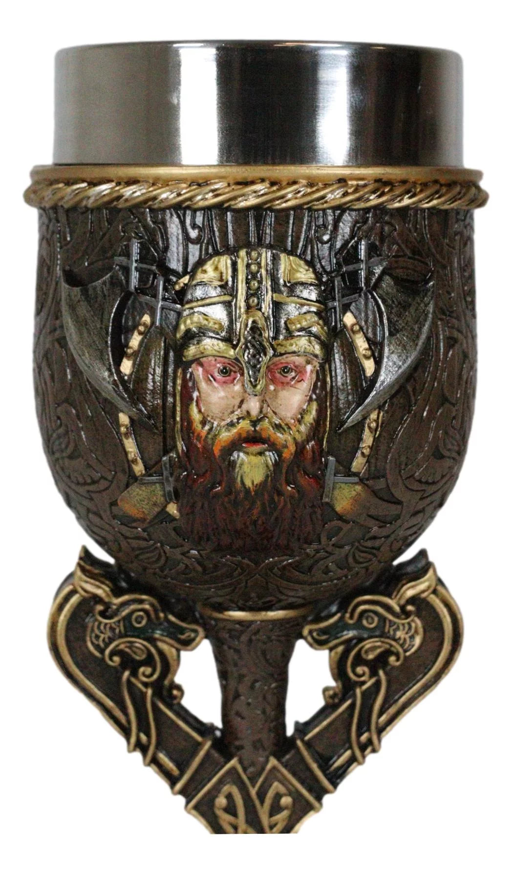 Wine Goblet Chalice With Dragon Stem P32465