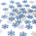 100pcs Glitter Paper Silver Blue Table Confetti L185208