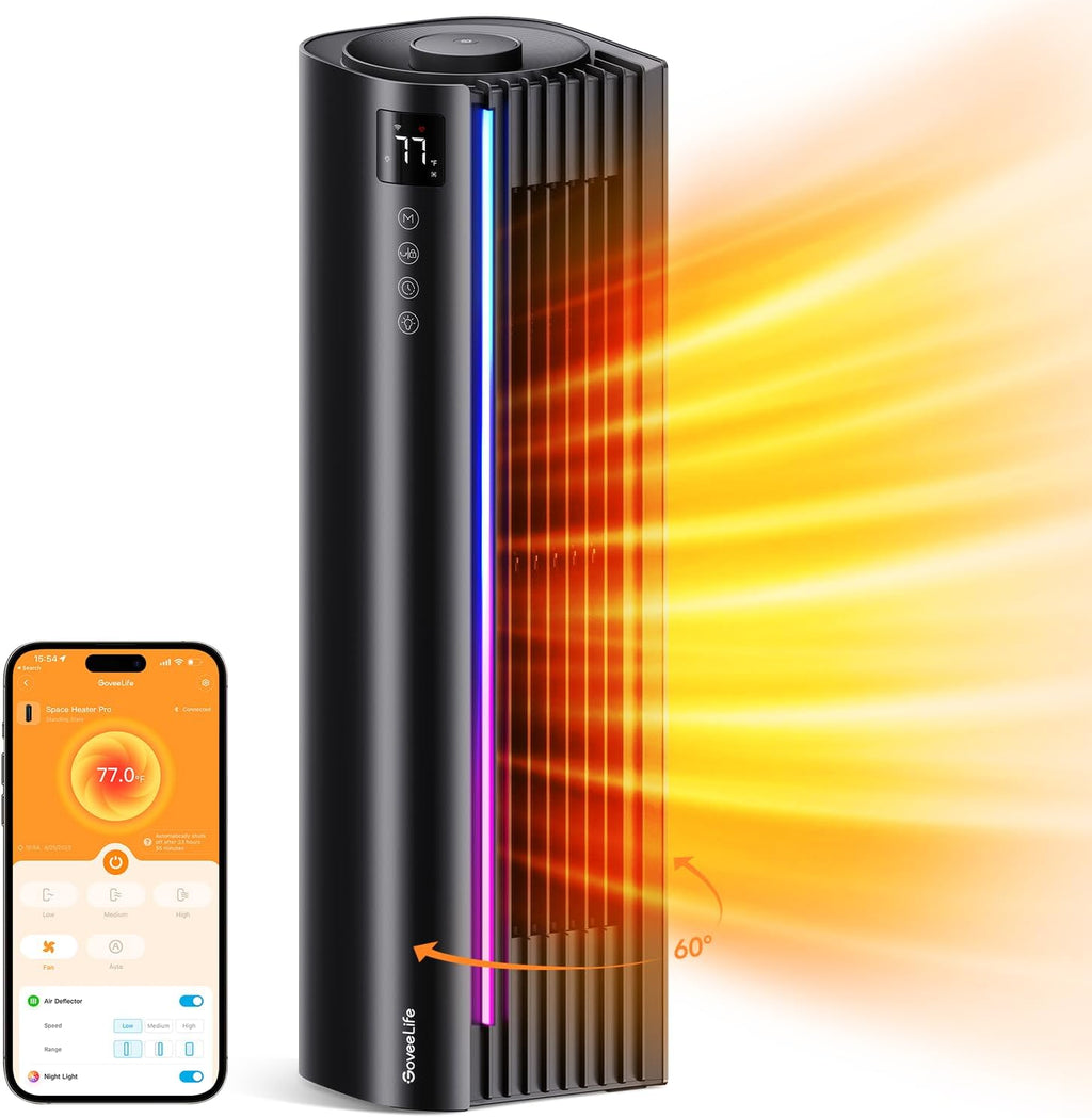 Smart Oscillating Ceramic Tower Heater 1500W X940