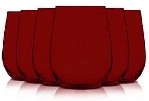 15 oz Stemless Wine Glasses, Set of 6 Z4469