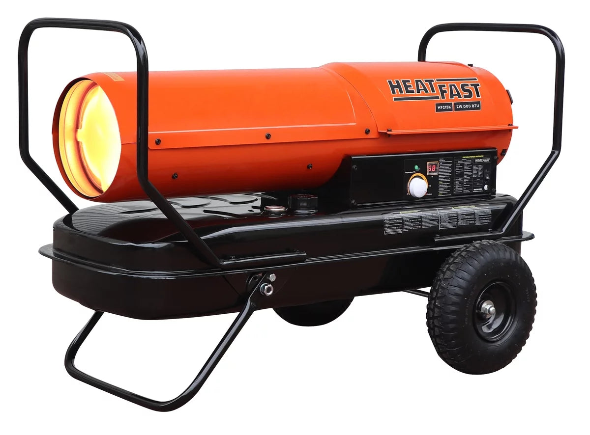215,000 BTU Forced Air Kerosene Heater With Thermostat B258