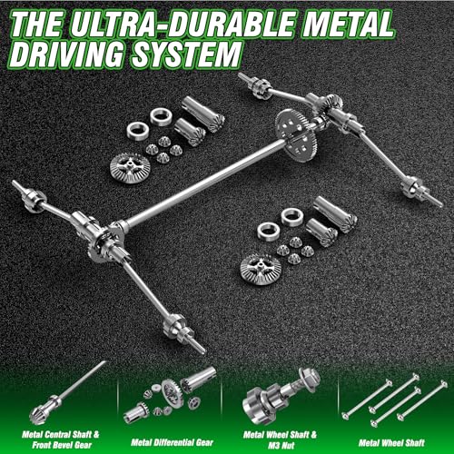 1:18 4WD Off-Road RC Truck with 2 Rechargeable Batteries H609728