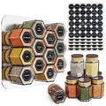 Set of 8 Magnetic Spice Tins with 2 Metal Wall-Plates Y255879