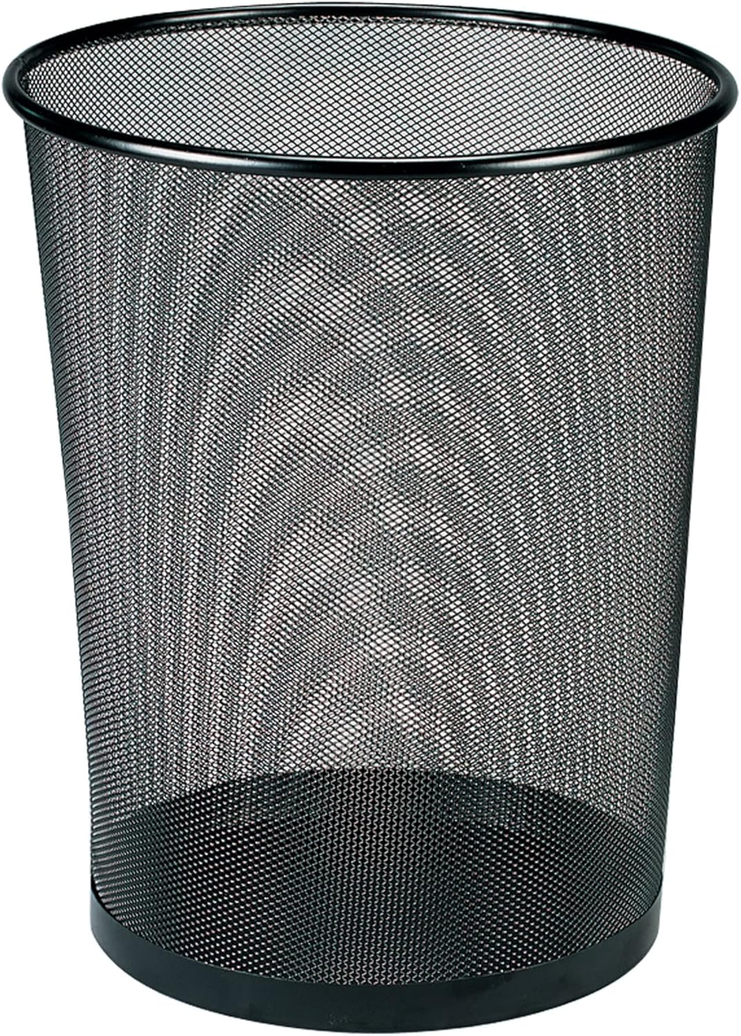 Black Mesh Wire Wastebasket Z109