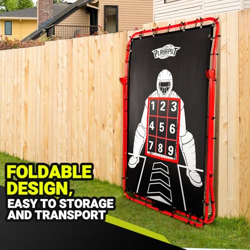 Adjustable Baseball Rebounder Net with Strike Zone W52304
